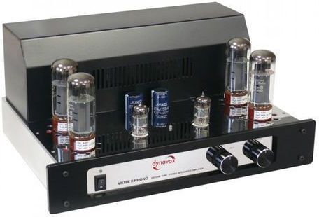 Dynavox VR-70E II Phono Tube Tube Integrated Hi-Fi Amplifier Stereo 206133 Black
