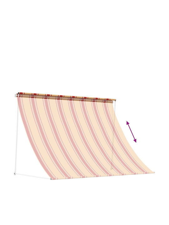 vidaXL Cort Terasă Multicolor 3x1.5m