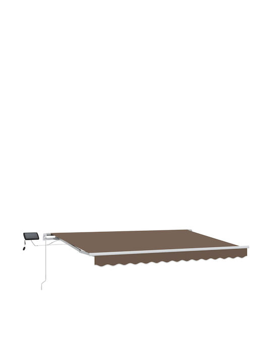 vidaXL Terrasse Zelt mit LEDs Braune 3x2.5m