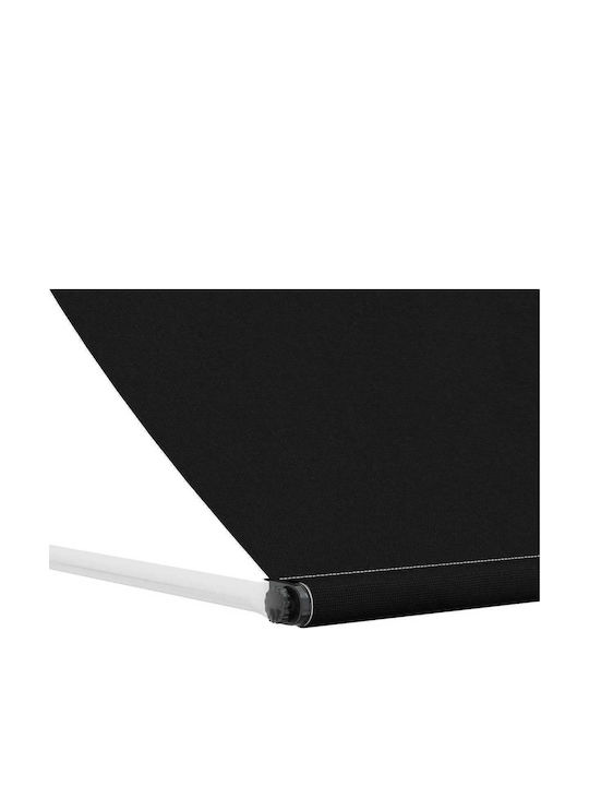 vidaXL Cort Terasă Negru 2.5x1.5m