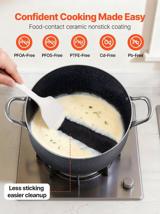 Vevor Stockpot Aluminum 11.4lt