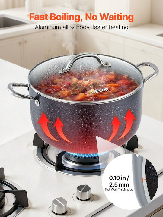 Vevor Stockpot Aluminum 11.4lt