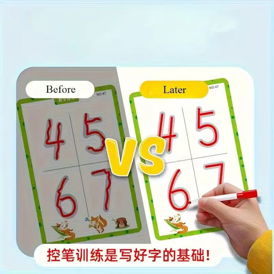 Baby Activity Toy Reusable Cards Draw With Me