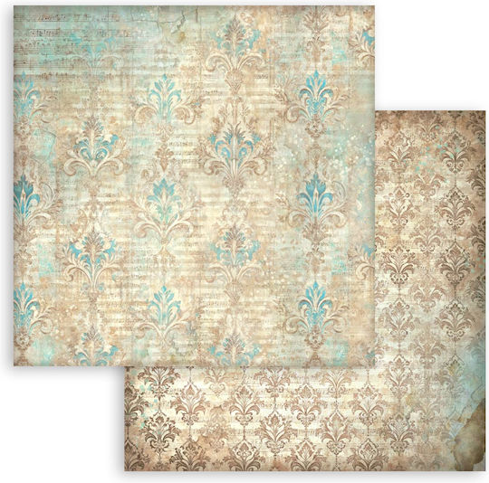 Scrapbooking Papers 10 Pieces 20.3×20.3cm Stamperia Symphony Backgrounds