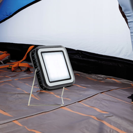Vergionic LED Solar Campinglampe mit Taschenlampe 10W Schwarz