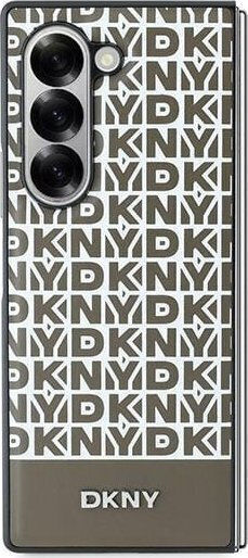 DKNY Rückseite Umschlag Samsung Galaxy Z Fold6 Unterband Magsafe Braun