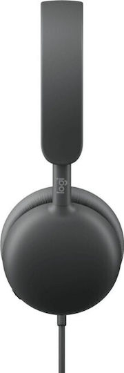 Logitech Zone Wired 2 On Ear Multimedia Headset With Microphone And USB-A / USB-C Connectivity In Grey Colour