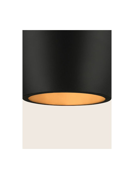 Zambelis Lights Black Ceiling Light with E27 Socket 16x16cm