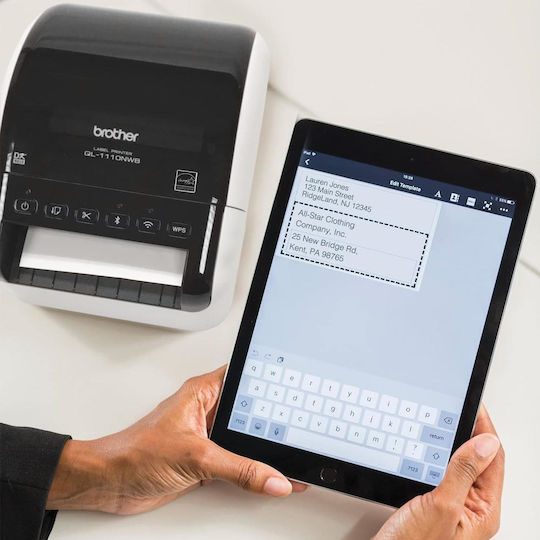 Brother Ql-1110nwb Label Printer USB Wi-Fi Bluetooth Ethernet