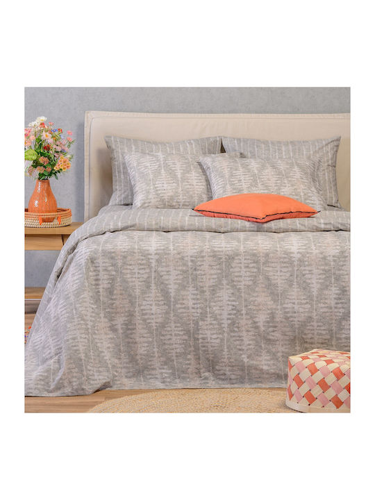 Melinen Kai Комплект Чаршафи King Size 260x270см Сиви (4 броя)