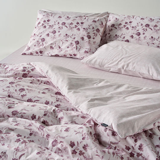 Kentia Yuli Комплект Чаршафи За Спалня 240x270см Old Rose 4 Броя