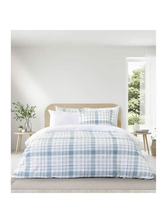 Nima Miles Set Cearceafuri de Pat Single cu Elastic 100x200+32cm Mentă (3 Bucăți)