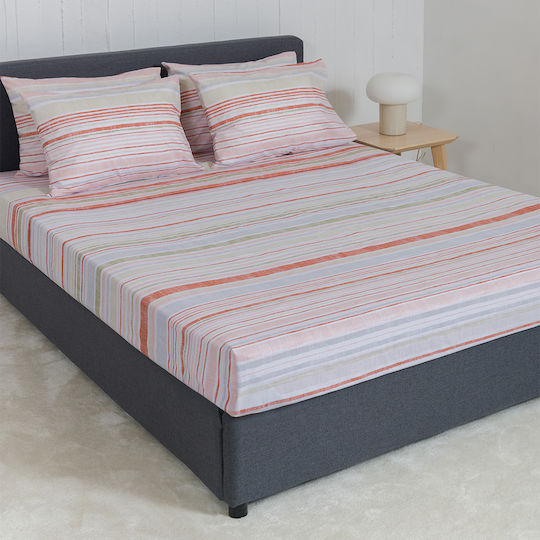 Biokarpet Bettlaken Naf Naf Summit 151 Vinson Rote-Set Super-Doppel Gummibettlaken