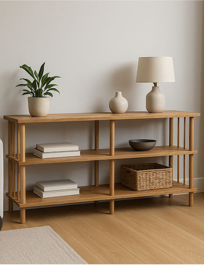 Wooden Console L120xW73xH73cm Wooden Console L120xW73xH73cm