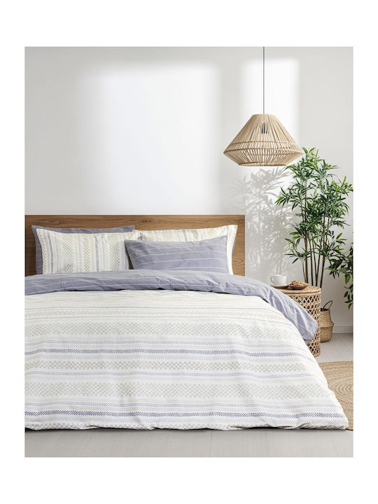 Nima Soleil Set Bed Sheets Double 220x260cm Beige (4pcs)