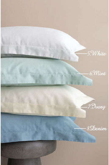Palamaiki Bettlaken King Size 285x270cm. Posh Denim