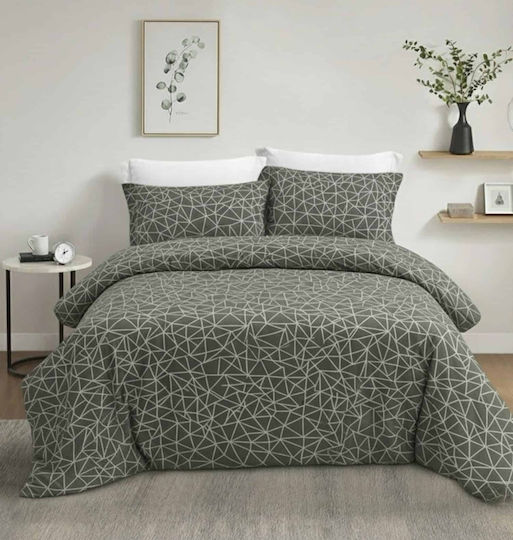 Olia Home Bettlaken 100x200+35cm mit Gummibettlaken Olive Grün Olia Home Bettlaken 100x200+35cm mit Gummibettlaken Olive Grün