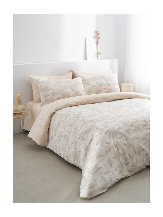 Vesta Home Anthia Σετ Σεντόνια Υπέρδιπλα 240x270εκ. Μπεζ (4τμχ)