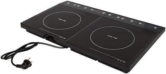 Blow Kochplatte Induktion Doppel Schwarz