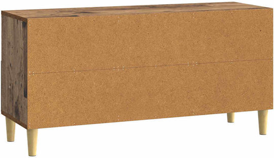 TV-Ständer Gebeiztes Massivholz M102xT34.5xH50cm