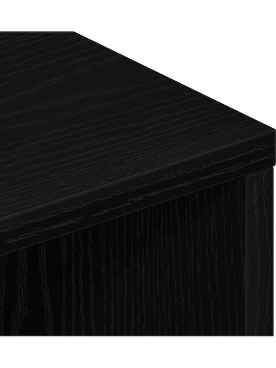 TV Stand Black L120xW34xH37cm