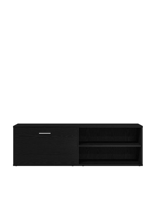 TV Stand Black L120xW34xH37cm