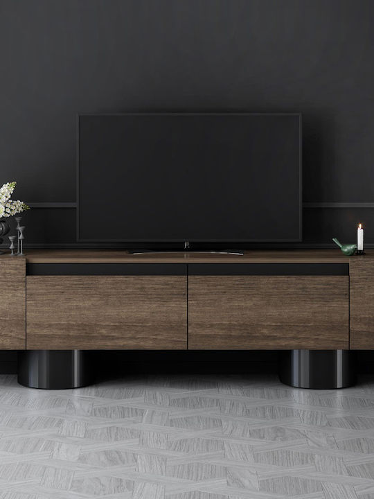 Телевизионни Мебели Bohem Орех М180xД30xВ50см