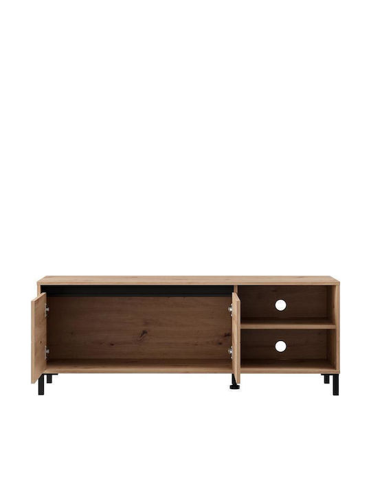TV-Ständer Marron Schwarz M138xP40xH52cm
