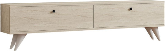 TV Stand Paris Travertine L160xD25xH35cm