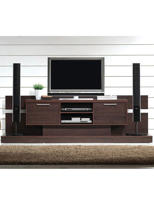 TV-Möbel Hölzernes Analog Wenge L210xB50xH65cm