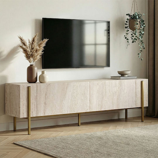 Nexus Επιδαπέδιο Travertine 180x30x45.5εκ. Nexus Επιδαπέδιο Travertine 180x30x45.5εκ.