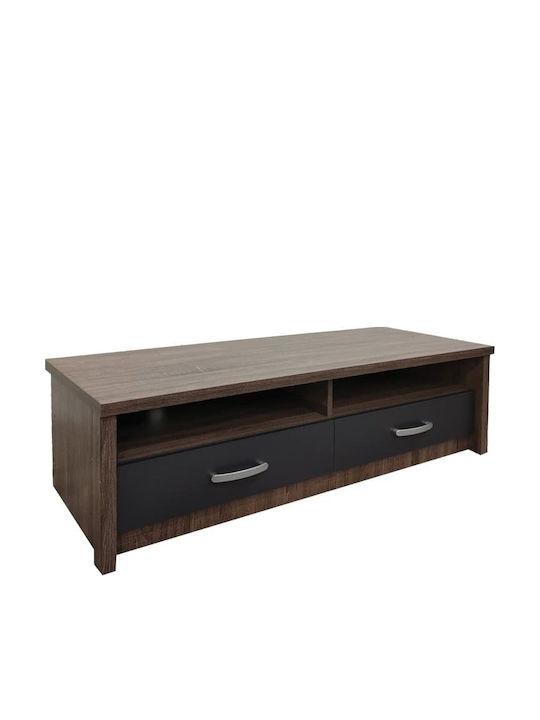Έπιπλο Τηλεόρασης Podizor Oak-ανθρακί Μ120xΠ45xΥ42.5cm
