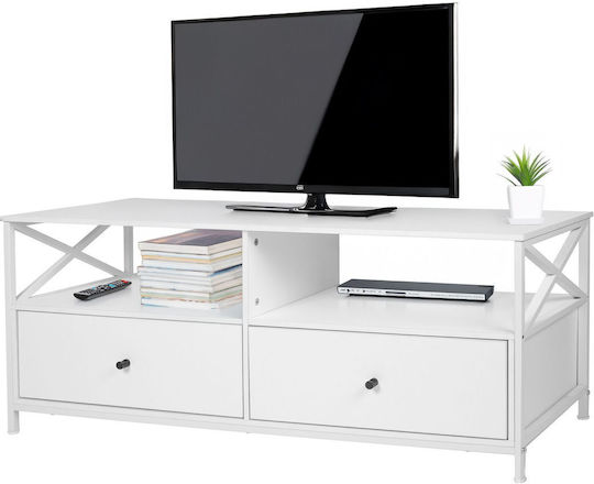Έπιπλο TV Επιδαπέδιο White 120x40x50εκ.