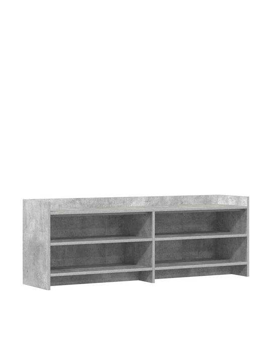 Етажерка За Телевизор Сива С Бетонен Ефект 135x33x47см