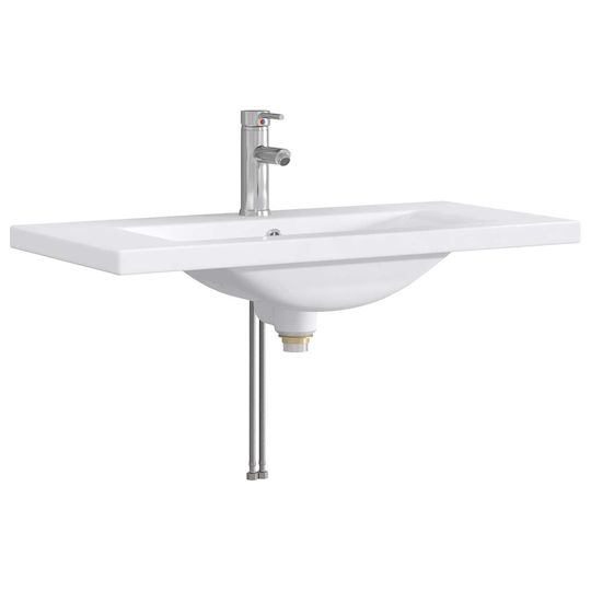 vidaXL Badezimmer Waschtisch-Einheit M81xB40xH84.5cm Grau Sonoma