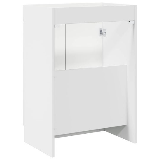 vidaXL Πάγκος χωρίς Νιπτήρα Μ56xΒ37.5xΥ81cm Λευκό