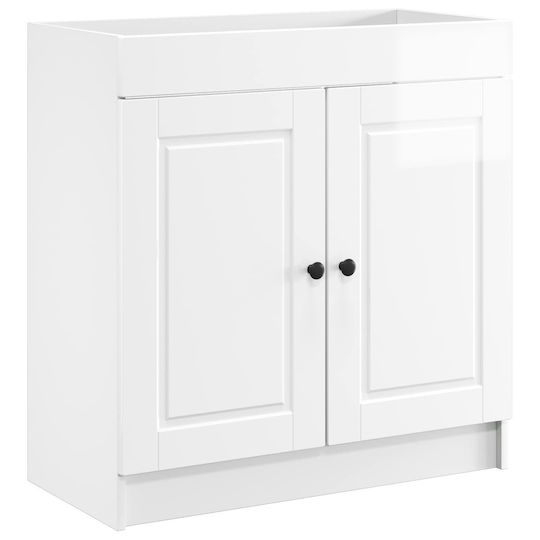 vidaXL Panglică Fără Lavoar M56xA37.5xÎ81cm Alb