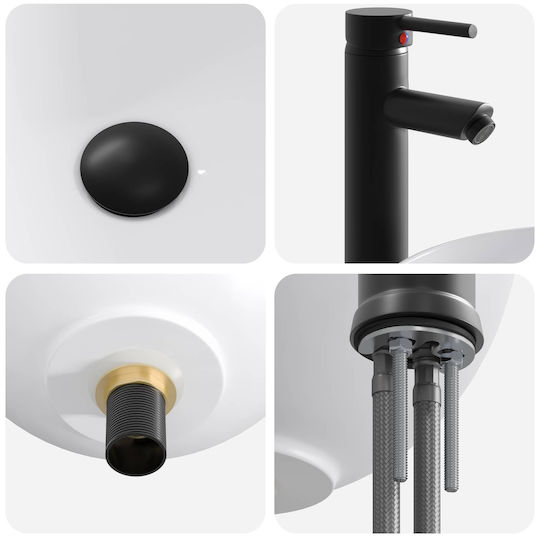 vidaXL Badezimmer Waschtisch-Einheit Ohne Waschbecken Mit Spiegel M54xB35xH83cm Graue