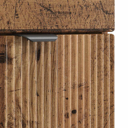 vidaXL Vanity Unit with Sink & Mirror L54xW35xH83cm Reclaimed Wood