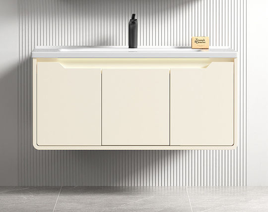 Martin Πάγκος με Νιπτήρα Μ90xΒ49xΥ45cm Soft Lemon Martin Πάγκος με Νιπτήρα Μ90xΒ49xΥ45cm Soft Lemon