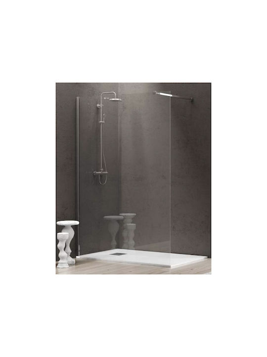 Karag Walkin 1 Feste Seite für Dusche 90x200cm Klarglas Cromo