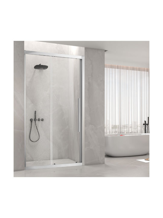 Aquarelle Venia 70 Plus Shower Screen for Shower with Sliding Door 70x195cm Clear Glass