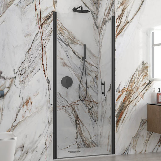 Karag Black Pivot Καμπίνα Ντουζιέρας με Ανοιγόμενη Πόρτα 85x200cm Karag Black Pivot Καμπίνα Ντουζιέρας με Ανοιγόμενη Πόρτα 85x200cm