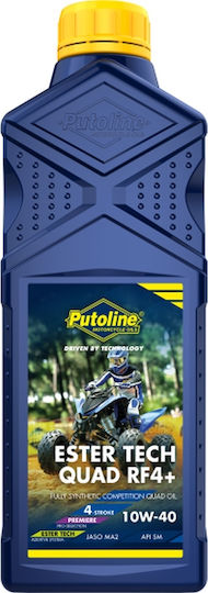 Λάδι Μηχανής Atv Putoline Ester Tech Quad Rf4+ 10w-40 1 Λίτρο