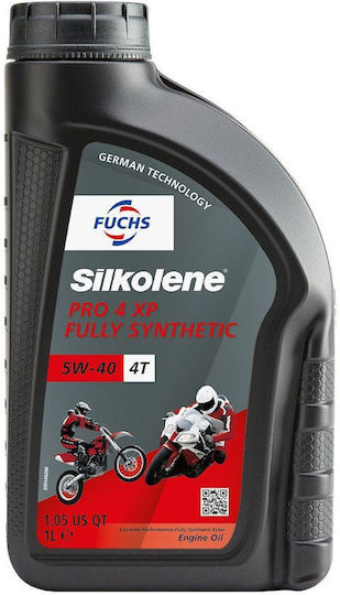 Fuchs Pro 4 Xp Synthetic Motorcycle Oil for Four-Stroke Engines 5W-40 1lt