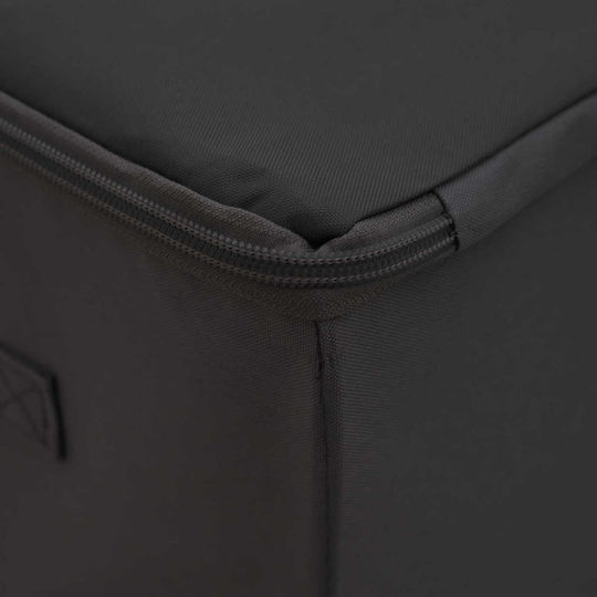 vidaXL Текстилна Кутия За Съхранение На Дрехи В Сив Цвят 43x34x23cm