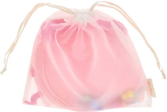 Γιρλάντα Πάρτυ Ροζ Οργάντζα Pom Pom 3.5 M Meri Meri