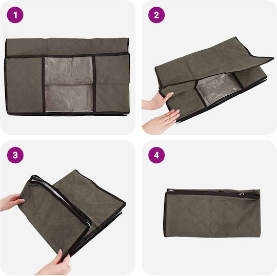 vidaXL Clothes Storage Box 50x30x25cm
