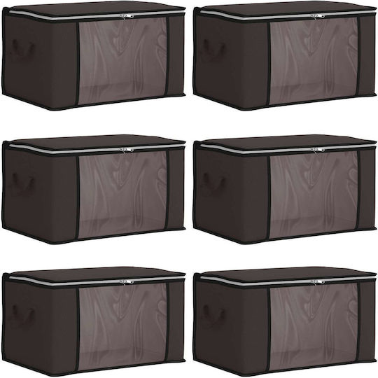 vidaXL Κουτί Αποθήκευσης Ρούχων 60x43x35cm 6τμχ