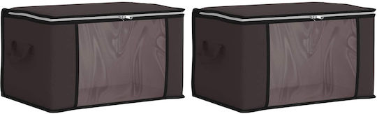 vidaXL Clothes Storage Box 55x35x32cm 2 Pieces